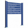 Latte signalétique aluminium signalisation