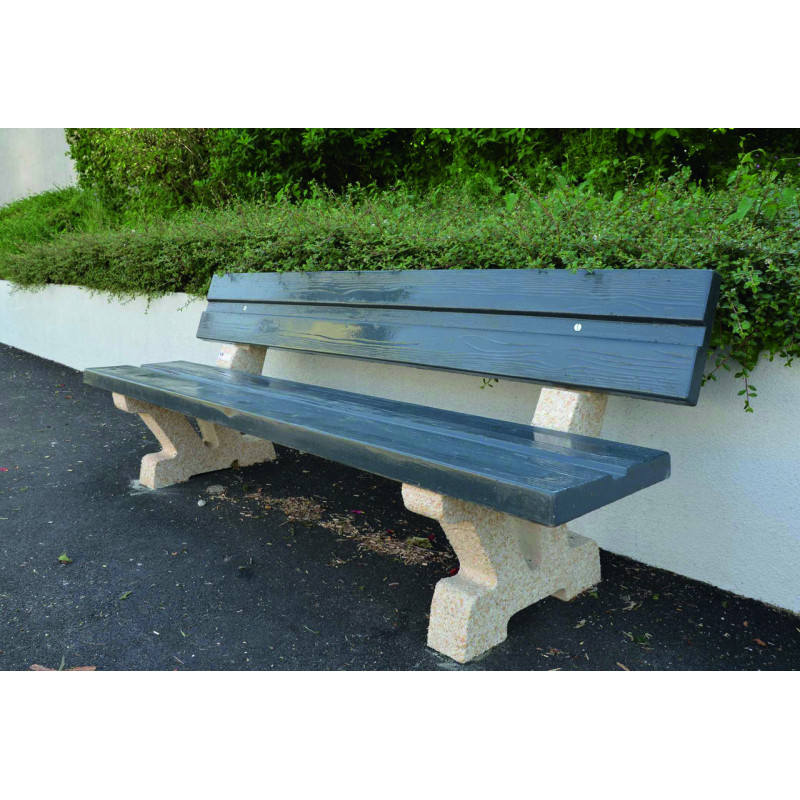 Banc extérieur béton Delonix