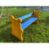 Banc enfant plastique recyclé Nounours