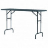 Table polyéthylène réglable anthracite